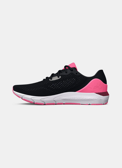 Under Armour HOVR™ Sonic 5 Women Running Shoes - Black/Pink Punk/Metallic Pewter