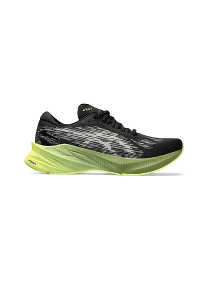Asics Novablast 3 Men Running Shoes Black/Dried Leaf Green