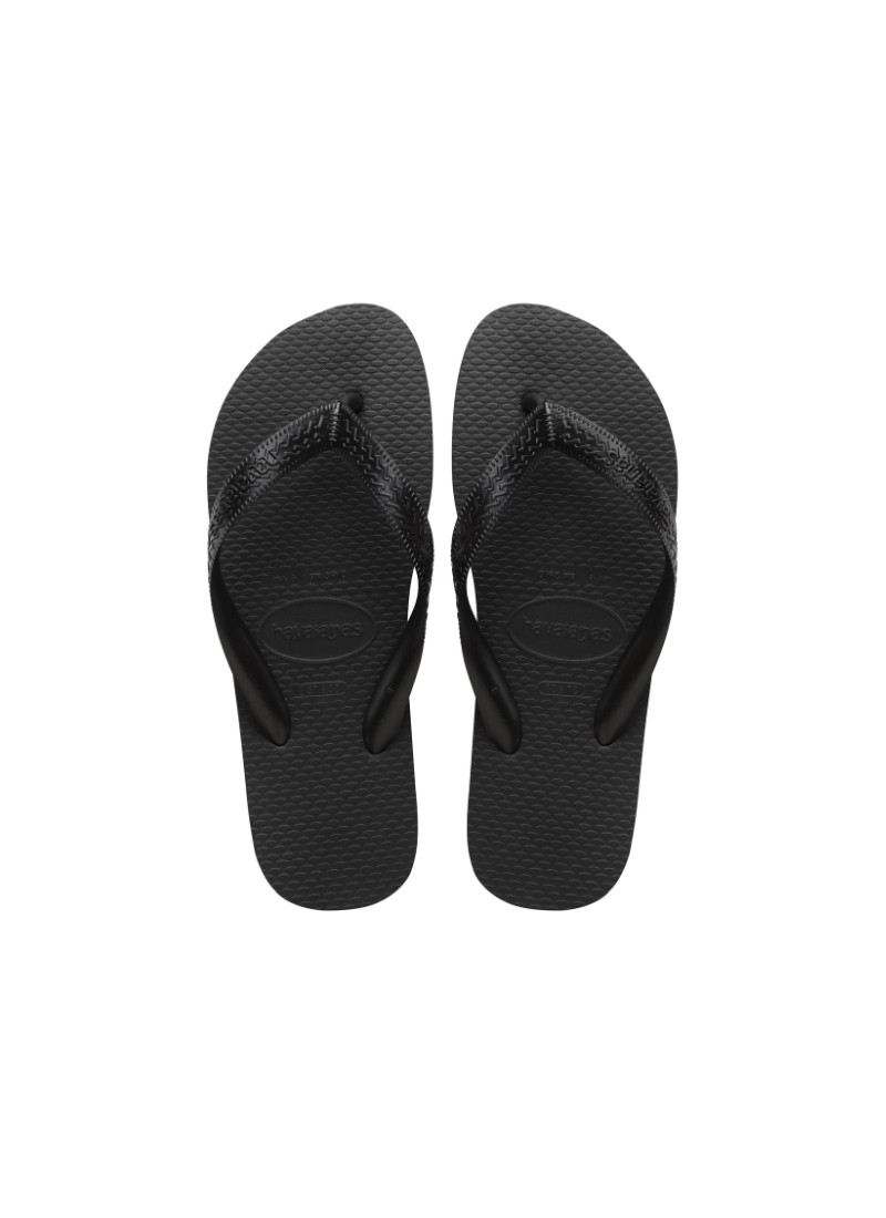 Black Havaianas Color flip flops, top view